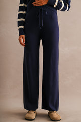LAYLA STRIPED SWEATER TOP AND LONG PANTS SET