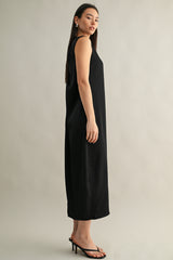 NORA TWIST BACK DETAIL MIDI DRESS
