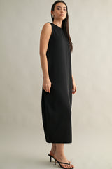 NORA TWIST BACK DETAIL MIDI DRESS
