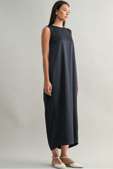 NORA TWIST BACK DETAIL MIDI DRESS