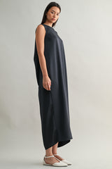 NORA TWIST BACK DETAIL MIDI DRESS