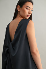 NORA TWIST BACK DETAIL MIDI DRESS