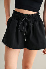 VANESSA HIGH WAISTED DRAWSTRING SHORTS