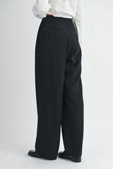 CYNTHIA PLATED HIGH WAISTED PANTS