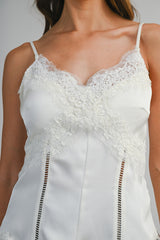 AILA LACE TRIM SATIN CAMISOLE