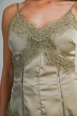 AILA LACE TRIM SATIN CAMISOLE