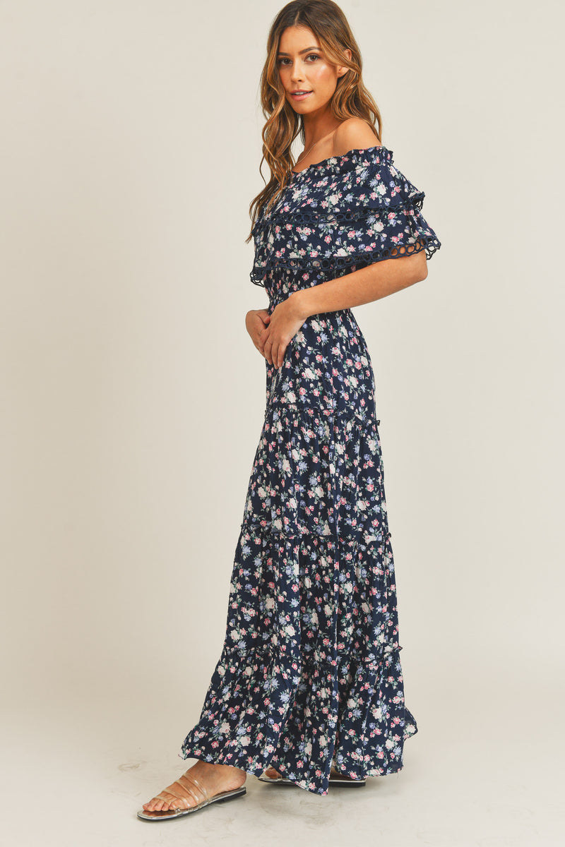 AVALYNN FLORAL MAXI DRESS