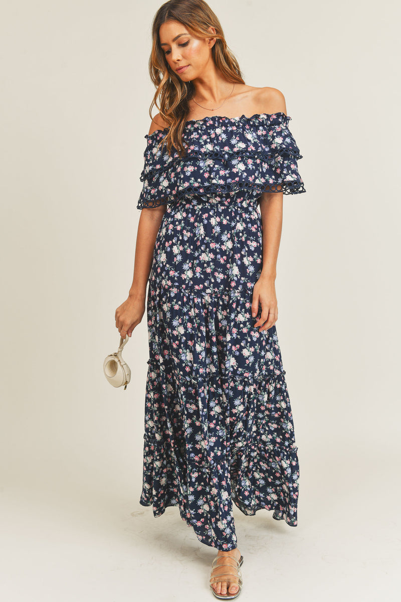 AVALYNN FLORAL MAXI DRESS