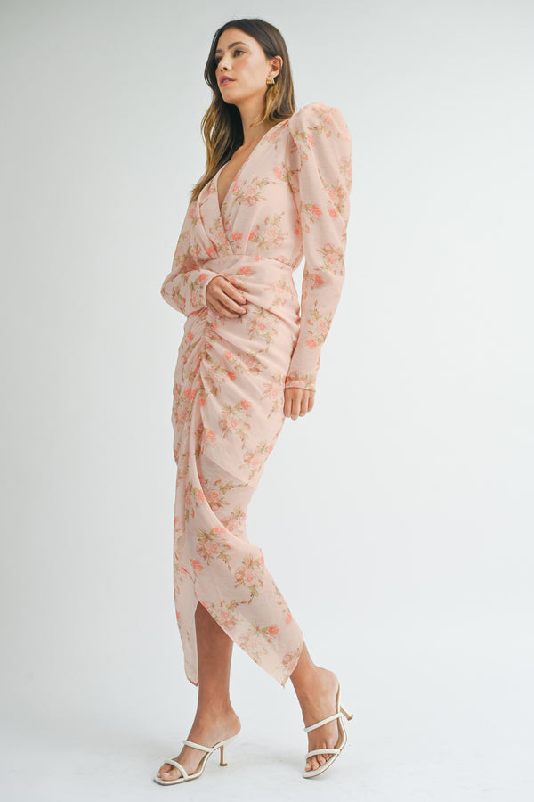 CATHERINE V NECK DRESS