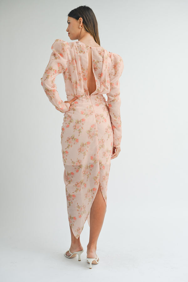 CATHERINE V NECK DRESS