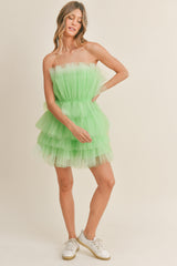 AILEEN RUFFLE MINI DRESS