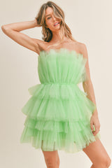 AILEEN RUFFLE MINI DRESS