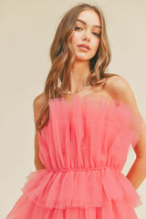 AILEEN RUFFLE MINI DRESS