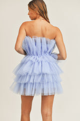 AILEEN RUFFLE MINI DRESS