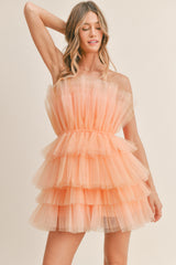AILEEN RUFFLE MINI DRESS
