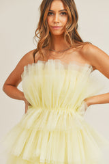 AILEEN RUFFLE MINI DRESS