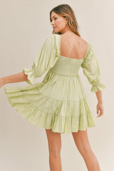 ESTHER TOP SMOKED DETAIL DRESS