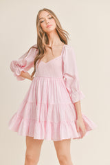 ESTHER TOP SMOKED DETAIL DRESS