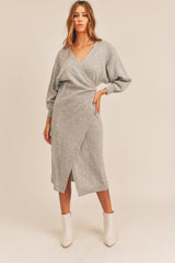 JOVIE KNIT SWEATER MIDI DRESS