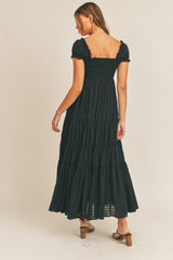 REMINGTON SMOCKING MAXI DRESS