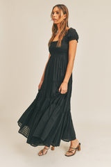 REMINGTON SMOCKING MAXI DRESS