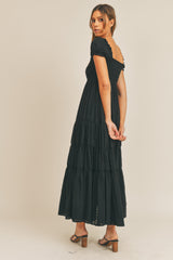 REMINGTON SMOCKING MAXI DRESS