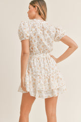 HANNA MINI RUFFLE TIER DRESS