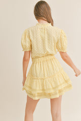 MAKAYLA MINI RUFFLE TIER DRESS
