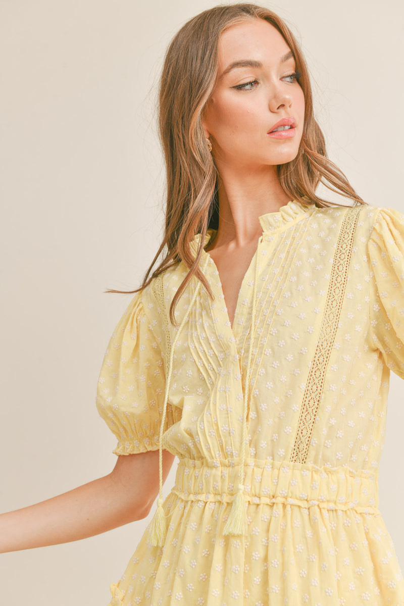 MAKAYLA MINI RUFFLE TIER DRESS