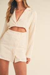 DANIELLE CROP JACKET DRESS