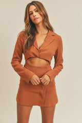 DANIELLE CROP JACKET DRESS