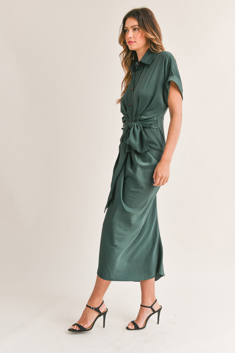 RAON SHORT SLEEVE  MIDI DRESS