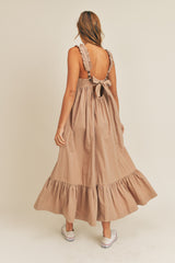 ARIANNA OPEN BACK MAXI DRESS