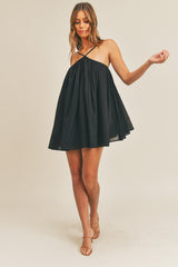 VIRGINIA V-NECK STRAP MINI DRESS