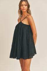 VIRGINIA V-NECK STRAP MINI DRESS