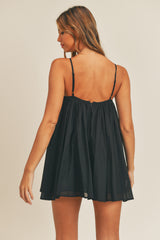 VIRGINIA V-NECK STRAP MINI DRESS