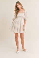 VIVIENNE FLORAL BABYDOLL DRESS