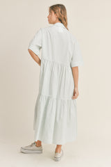 IMANI TIERED SHIRTS DRESS