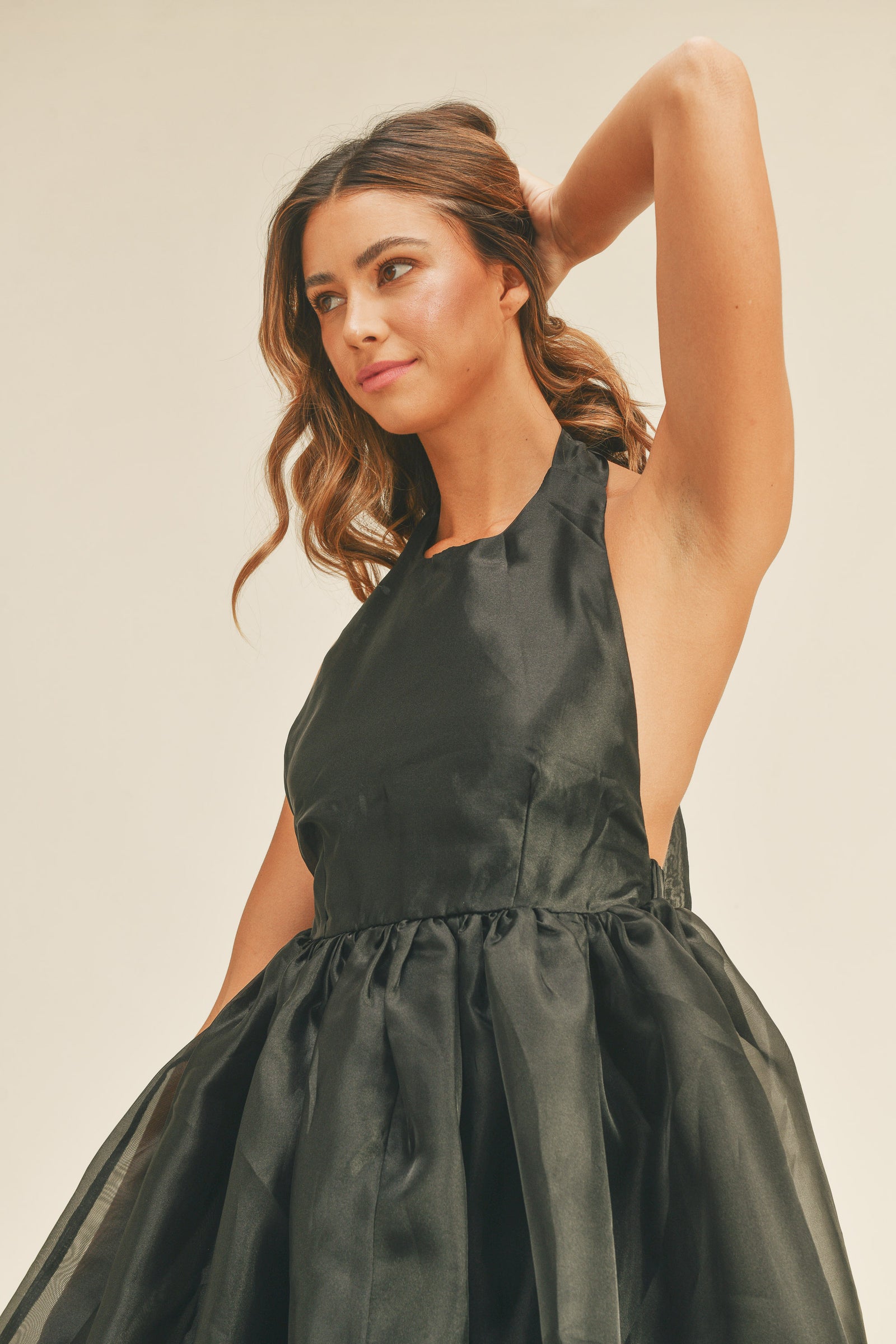 gemma halter mini dress GEMMA HALTER MINI DRESS