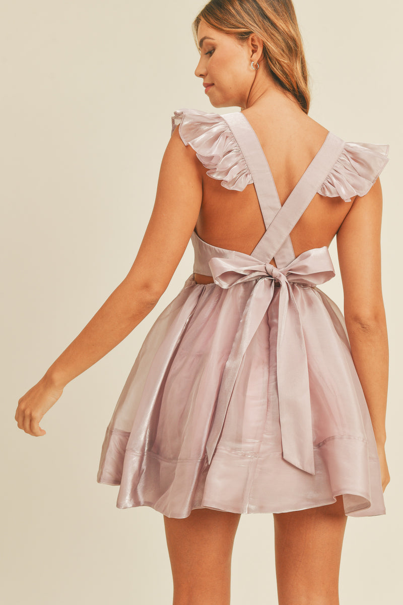 Model Ribbon Dress MILAN BACK RIBBON DRESS – Mable Clothing