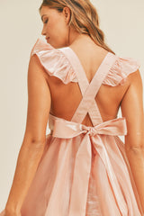 MILAN BACK RIBBON DRESS