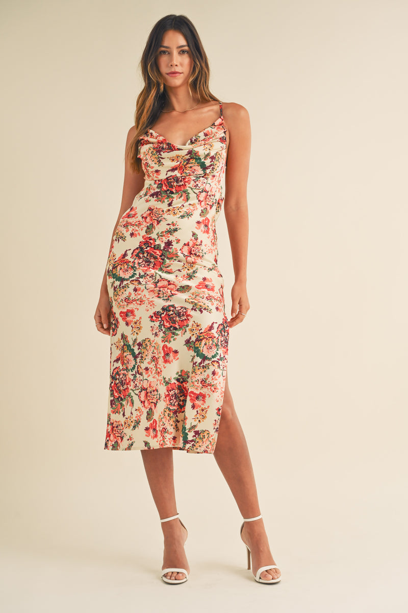 MATHILDE FLORAL MIDI DRESS