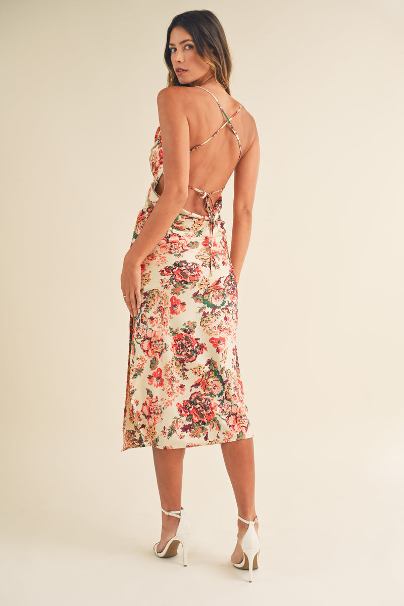 MATHILDE FLORAL MIDI DRESS