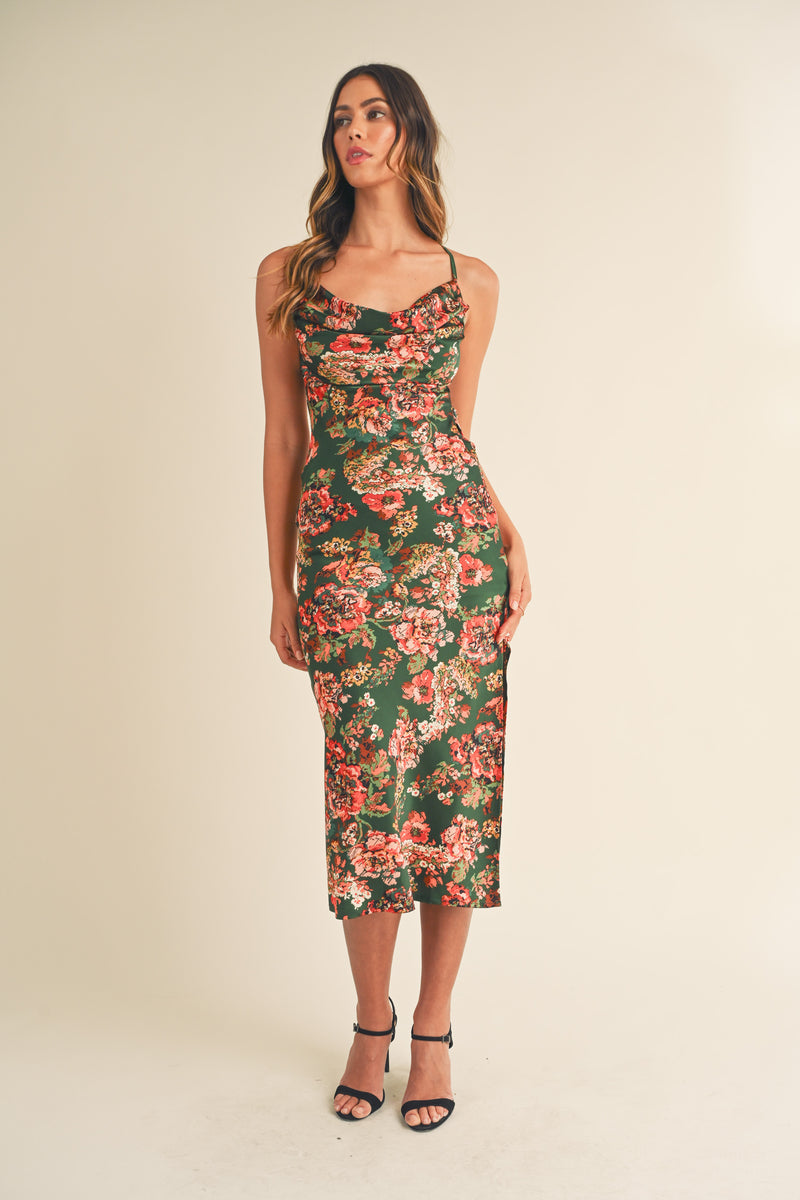 MATHILDE FLORAL MIDI DRESS