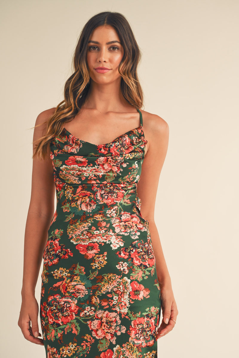 MATHILDE FLORAL MIDI DRESS