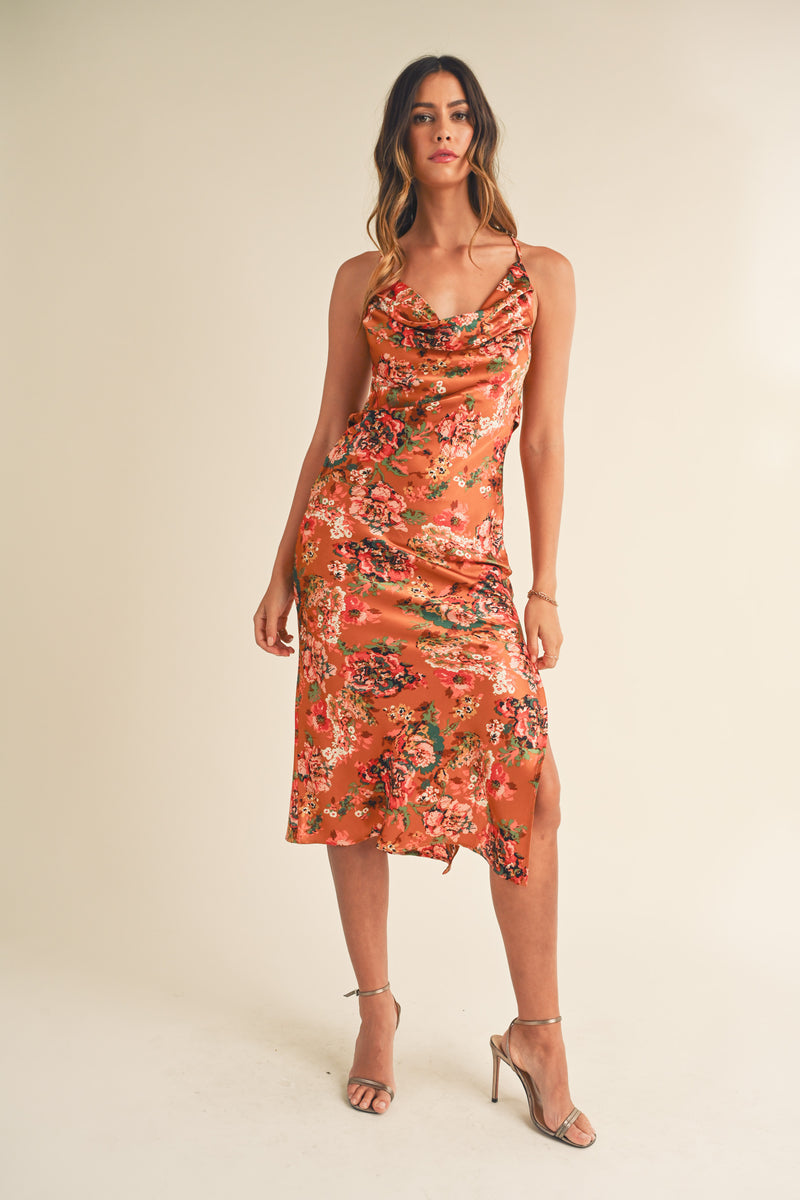 MATHILDE FLORAL MIDI DRESS