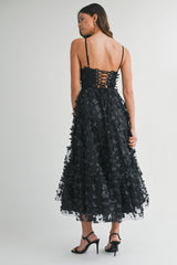 CLOUD BACK BUSTIER DRESS