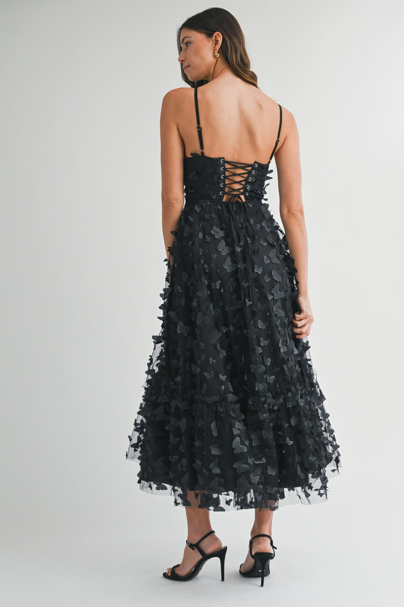 CLOUD BACK BUSTIER DRESS