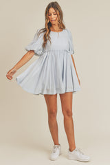 DENVER PUFF SLEEVE MINI DRESS