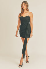 KYNLEE DRAPED TUBE MINI DRESS